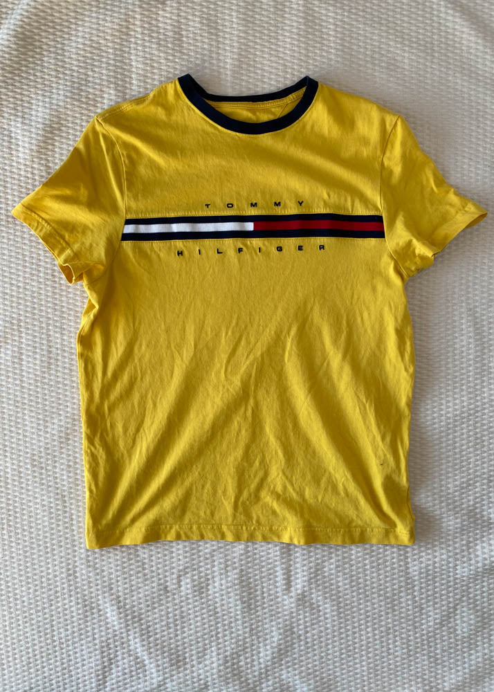 Justin’s Yellow Tommy Tee