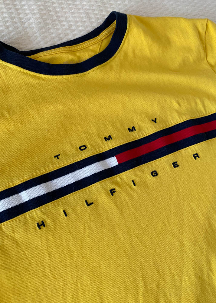 Justin’s Yellow Tommy Tee