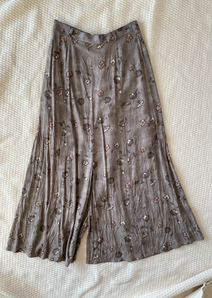 Krista’s Brown Floral Midi Skirt