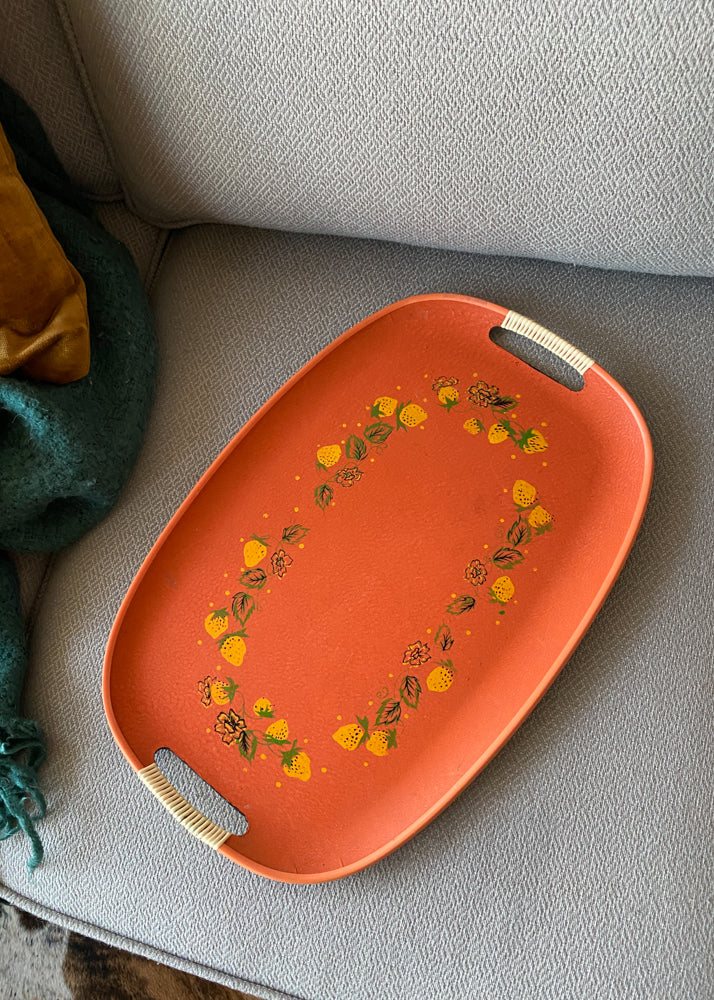 Gina’s Hand-Painted Orange Tray