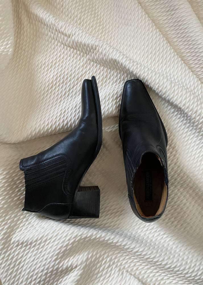 Latoya's Leather Heeled Boots