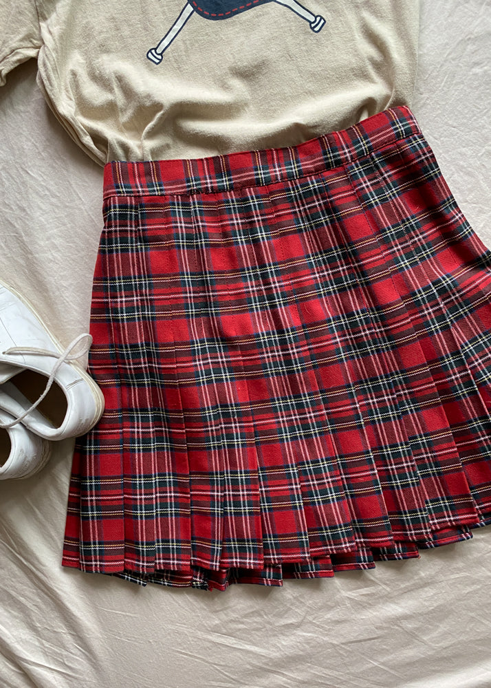 Joni’s Plaid Mini Skirt