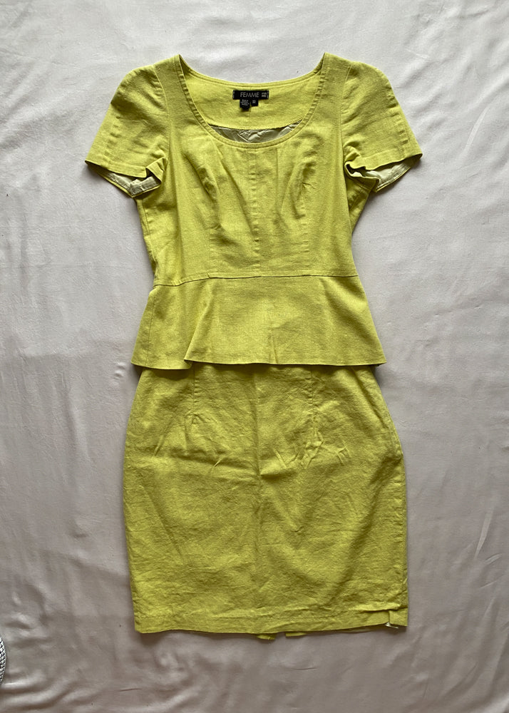 Fiona's 2 Piece Linen Dress Suit