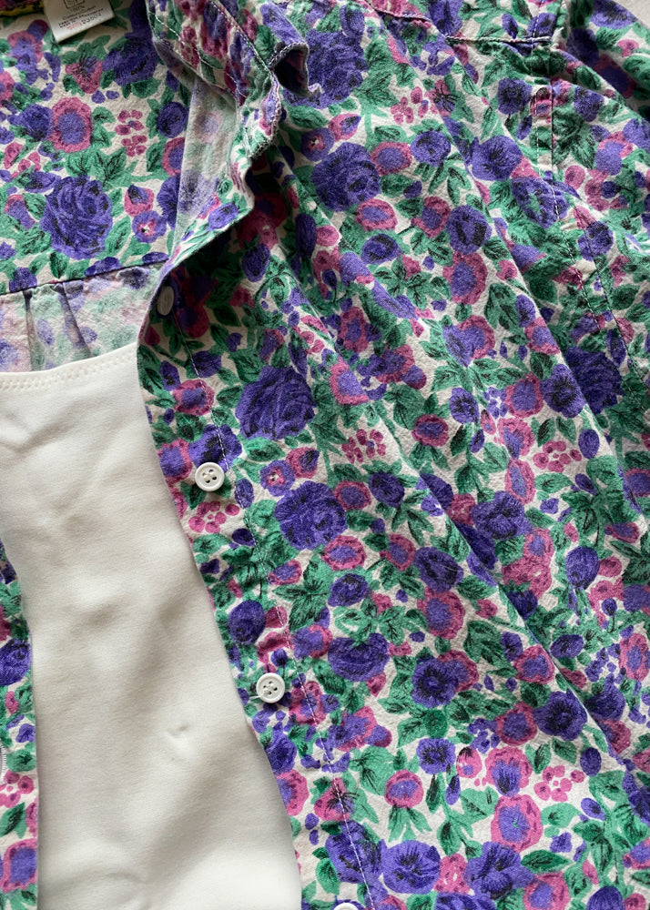 Hailey's Floral Button Up