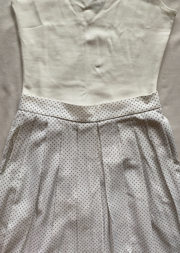 Chelsea's Dotted Midi Skirt